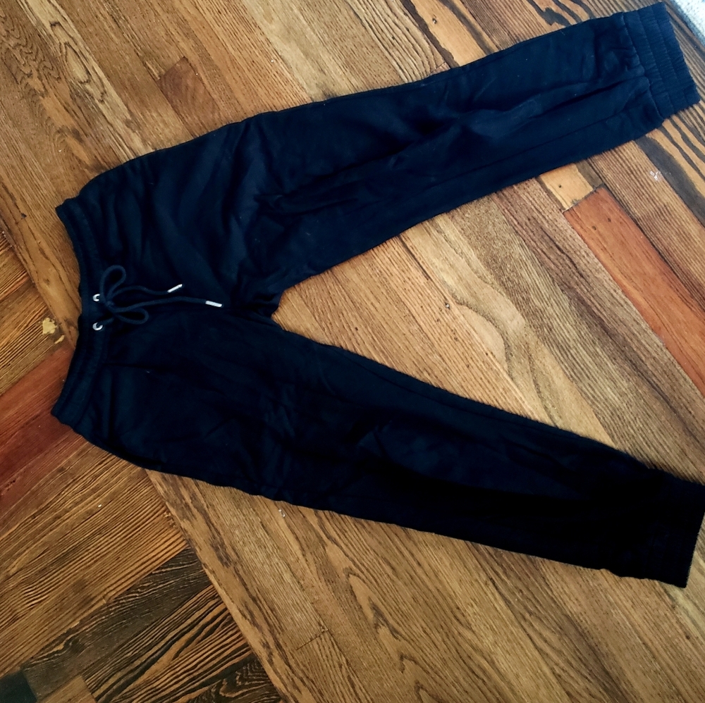 Black joggers